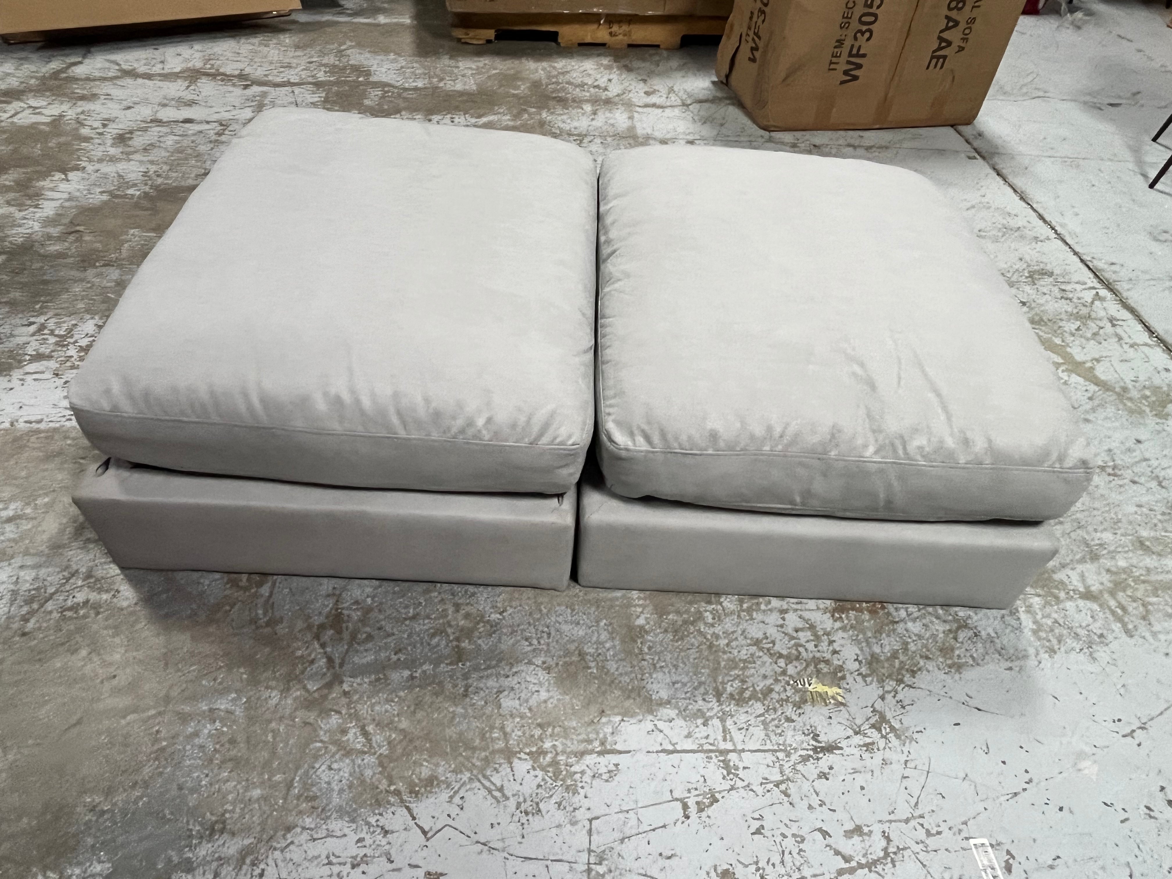 Odd ottoman pieces x2