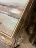 (Set of 2) Faded Landscape Framed Wall Canvases Natural: Polystyrene Frame, Blockprint Art