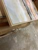 (Set of 2) Faded Landscape Framed Wall Canvases Natural: Polystyrene Frame, Blockprint Art