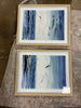 (Set of 2) Seascape Framed Art Set Natural