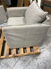 Berea Slouchy Lounge Chair with French Seams