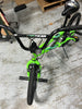 Freestyle BMX Child Bicycle, Wheels, Green