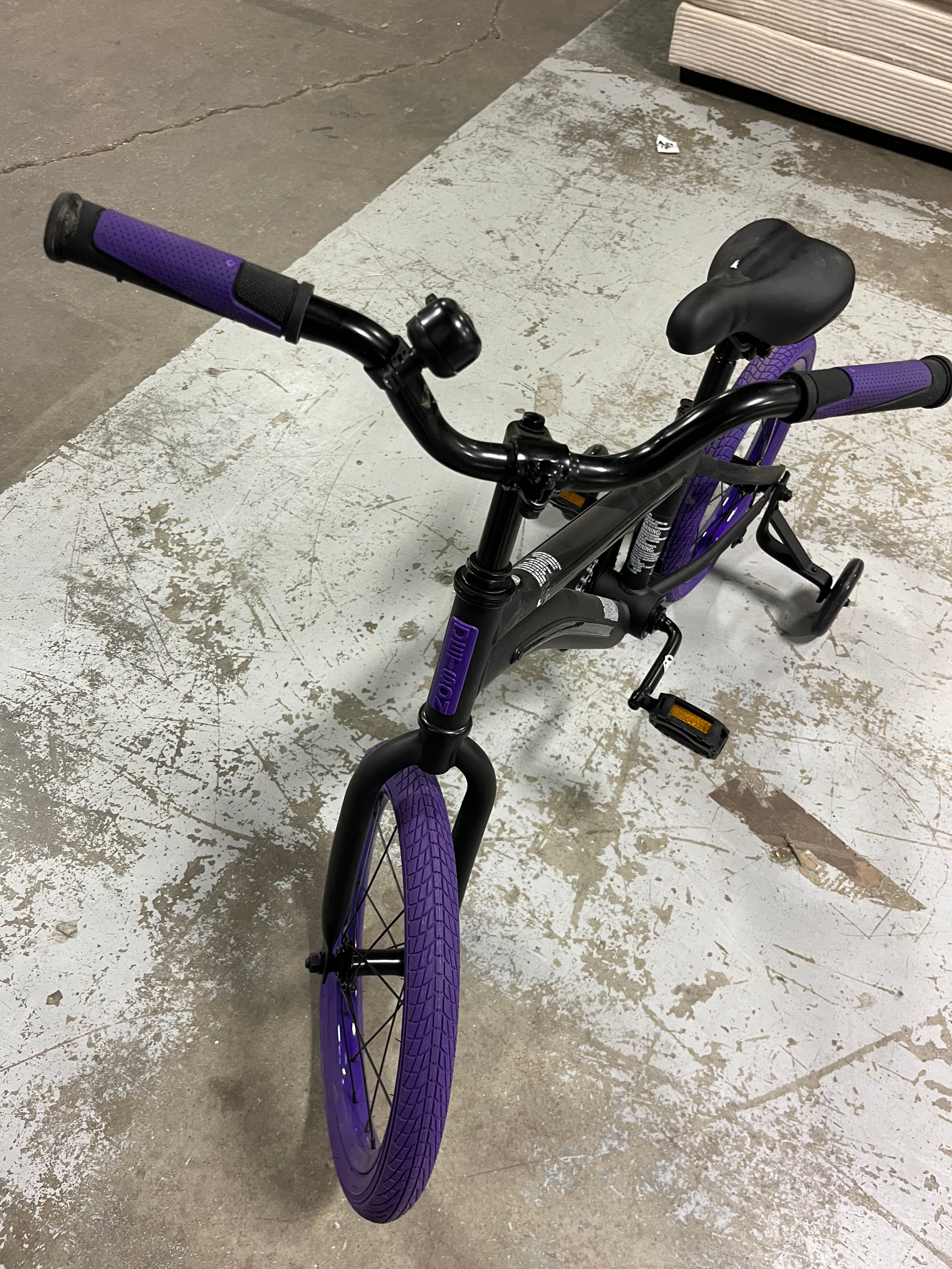 Light Rider Kids' Light Up Bike - Black/Purple