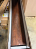 Fireplace Mantel - Solid Wood Wall Mounted Floating Shelf (Weathered Brown)