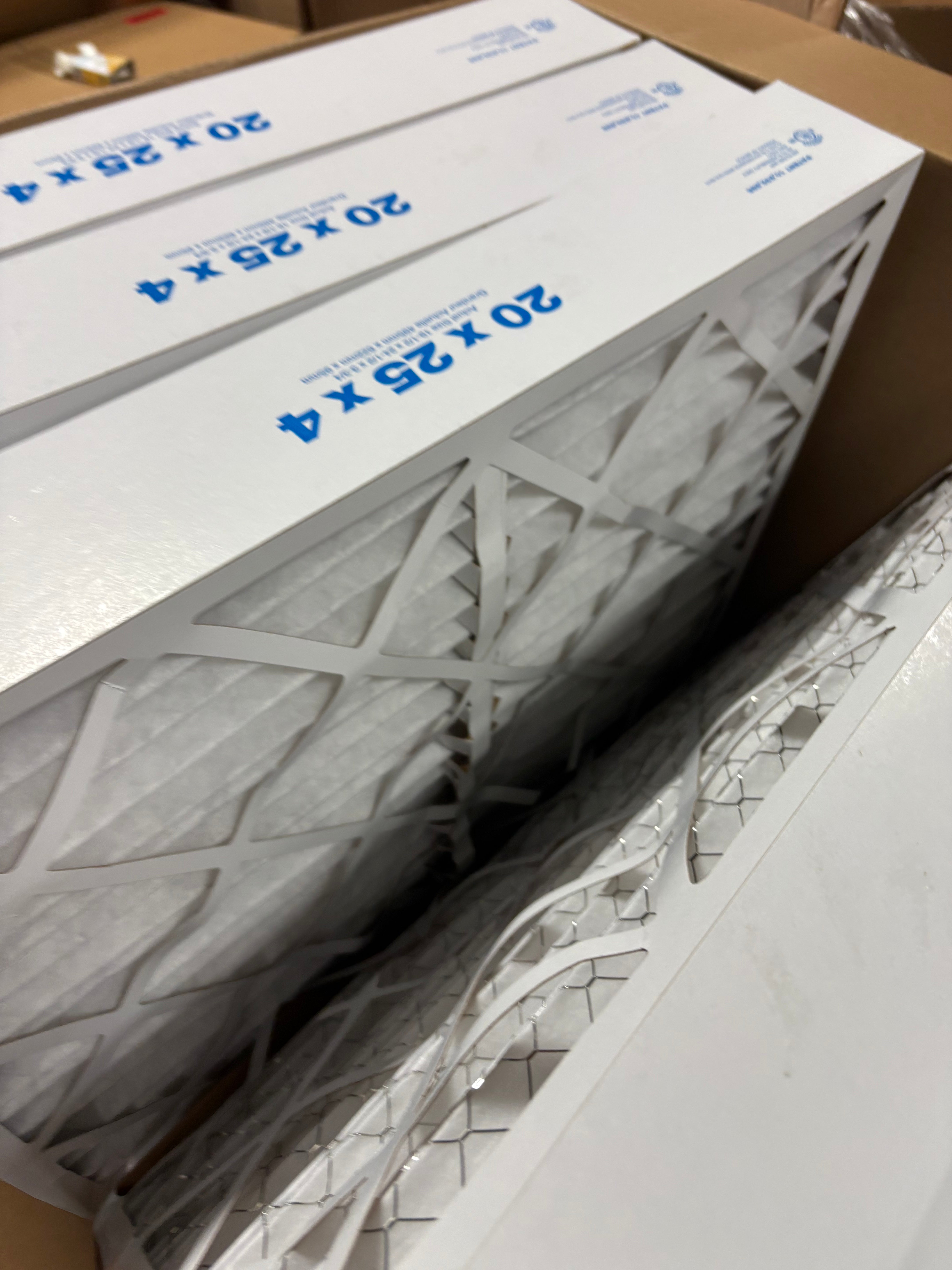 5 Pack - Pleated Air Filter, MERV 11 Bundle with Same Day Supply Filter Change Reminder