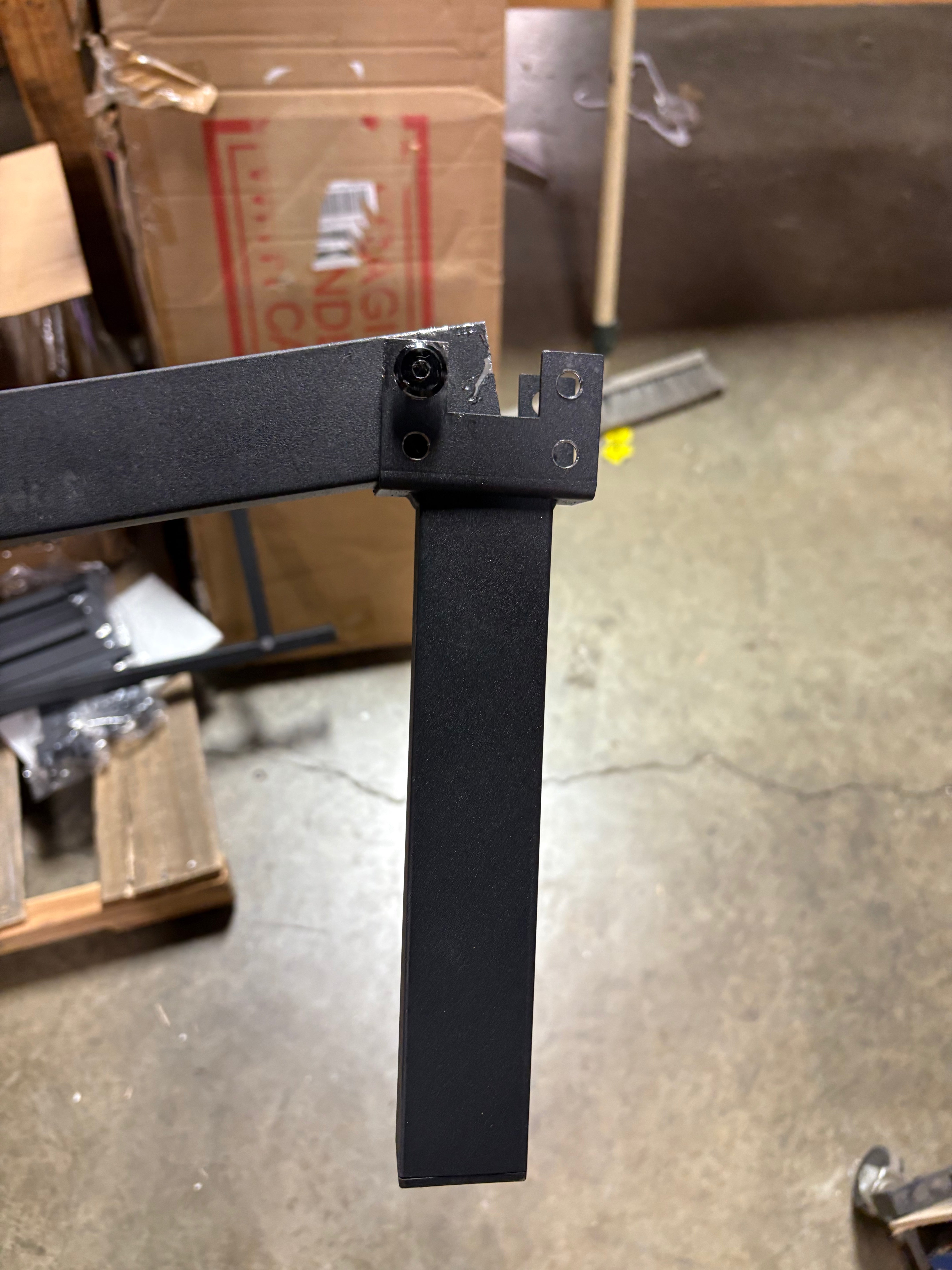 Cowen Floating Bed Frame with LED Lights Metal Slats Underbed Storage Space No Box Spring