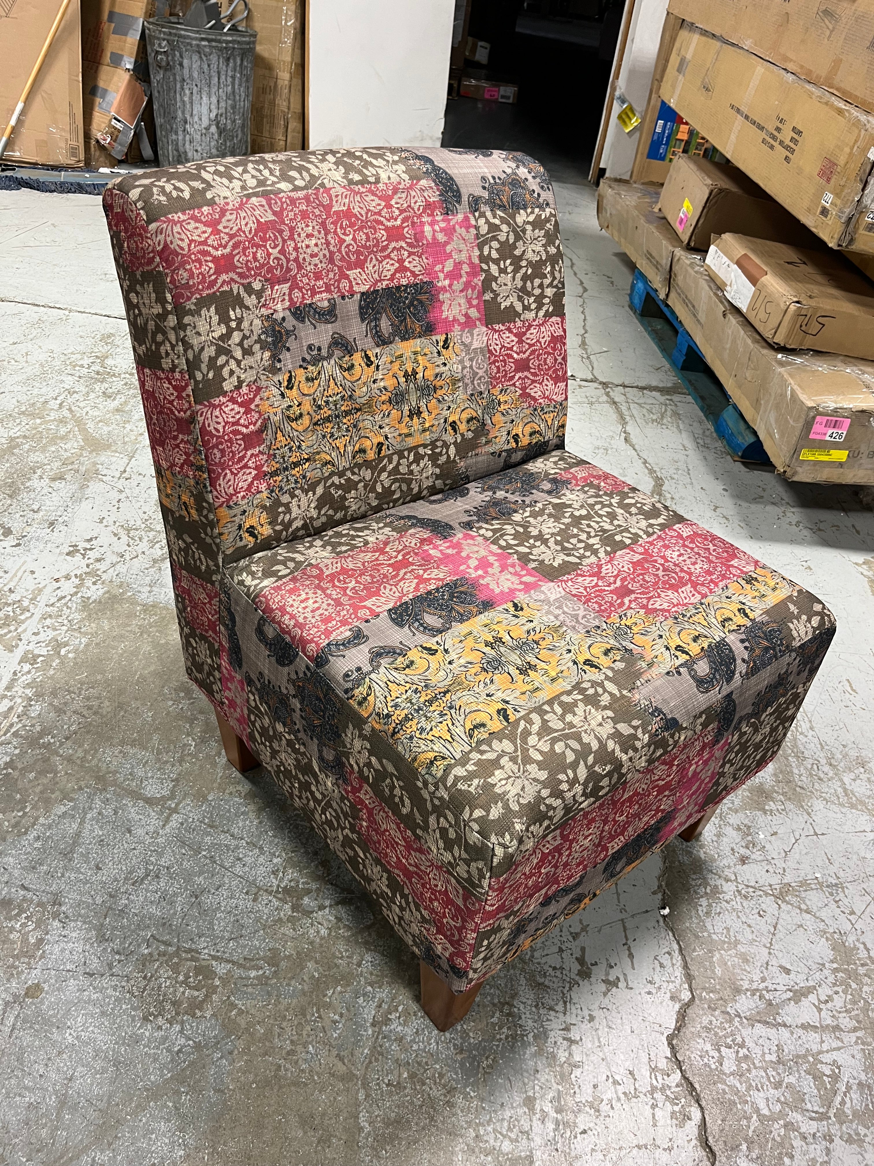 Zoe Upholstered Slipper Chair