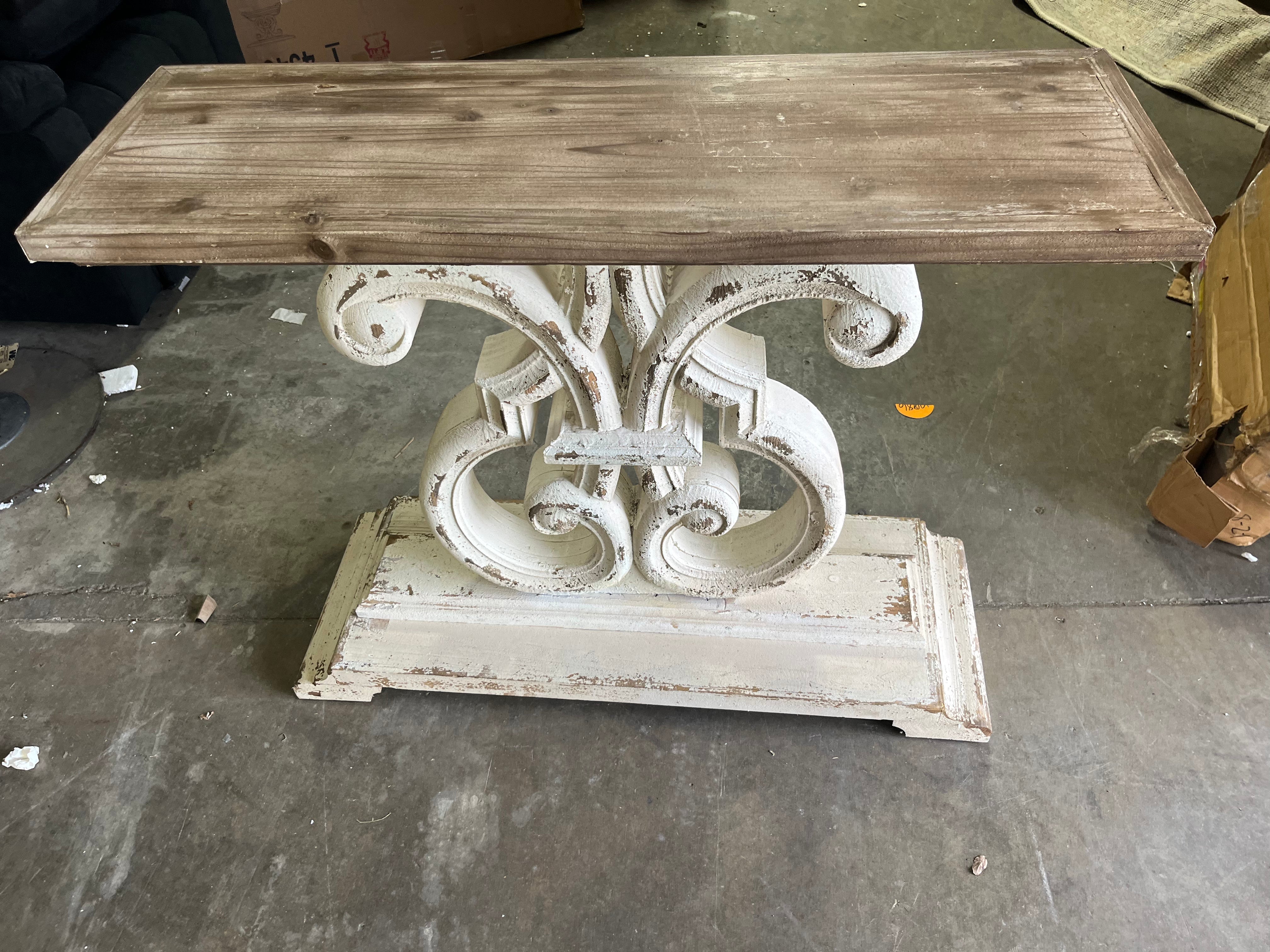 Bellamy 36-inch White Console Table