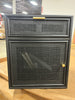 Benzara Accent Chest with 1 Door Cabinet and 1 Drawer, Black