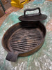 Cast Iron Grill Pan with Press Lid