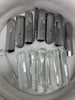 8- CRYSTAL 10-Light Clear Modern/Contemporary LED Dry rated Chandelier, final cut