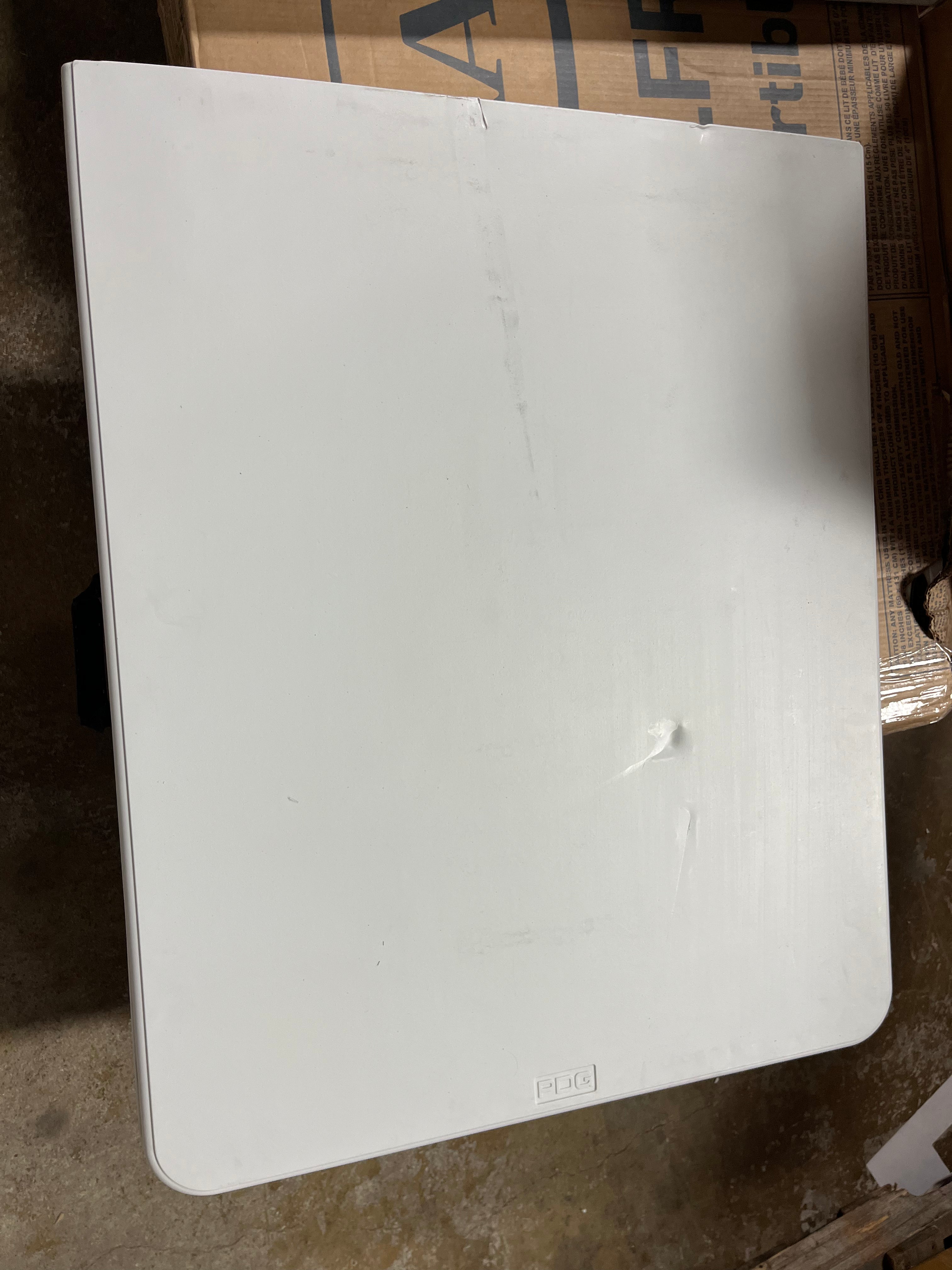 Folding Banquet Table Off-White