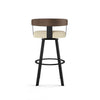 Boucle Swivel Bar Stool