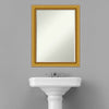 Drewie Rectangle Wood Wall Mirror