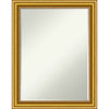 Drewie Rectangle Wood Wall Mirror