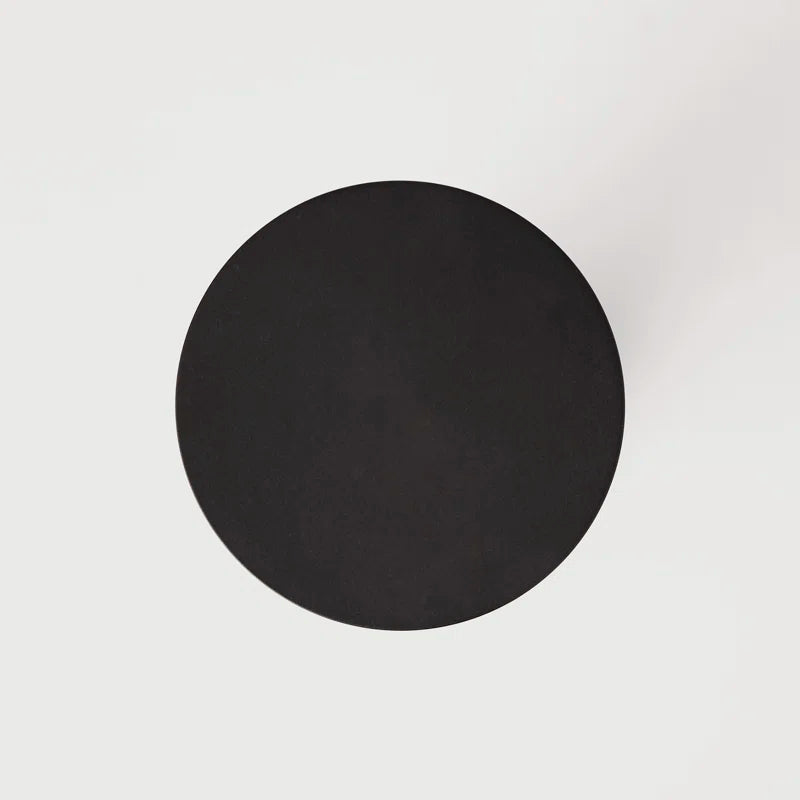 Black Durant Drum End Table