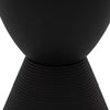 Black Durant Drum End Table