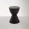 Black Durant Drum End Table