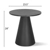 Wooden Black Side Table Base