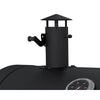 Barrel Charcoal Grill with Side Shelves