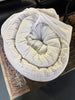 (KING) Textured Chambray Comforter & Sham Set - White SHOWROOM ITEM