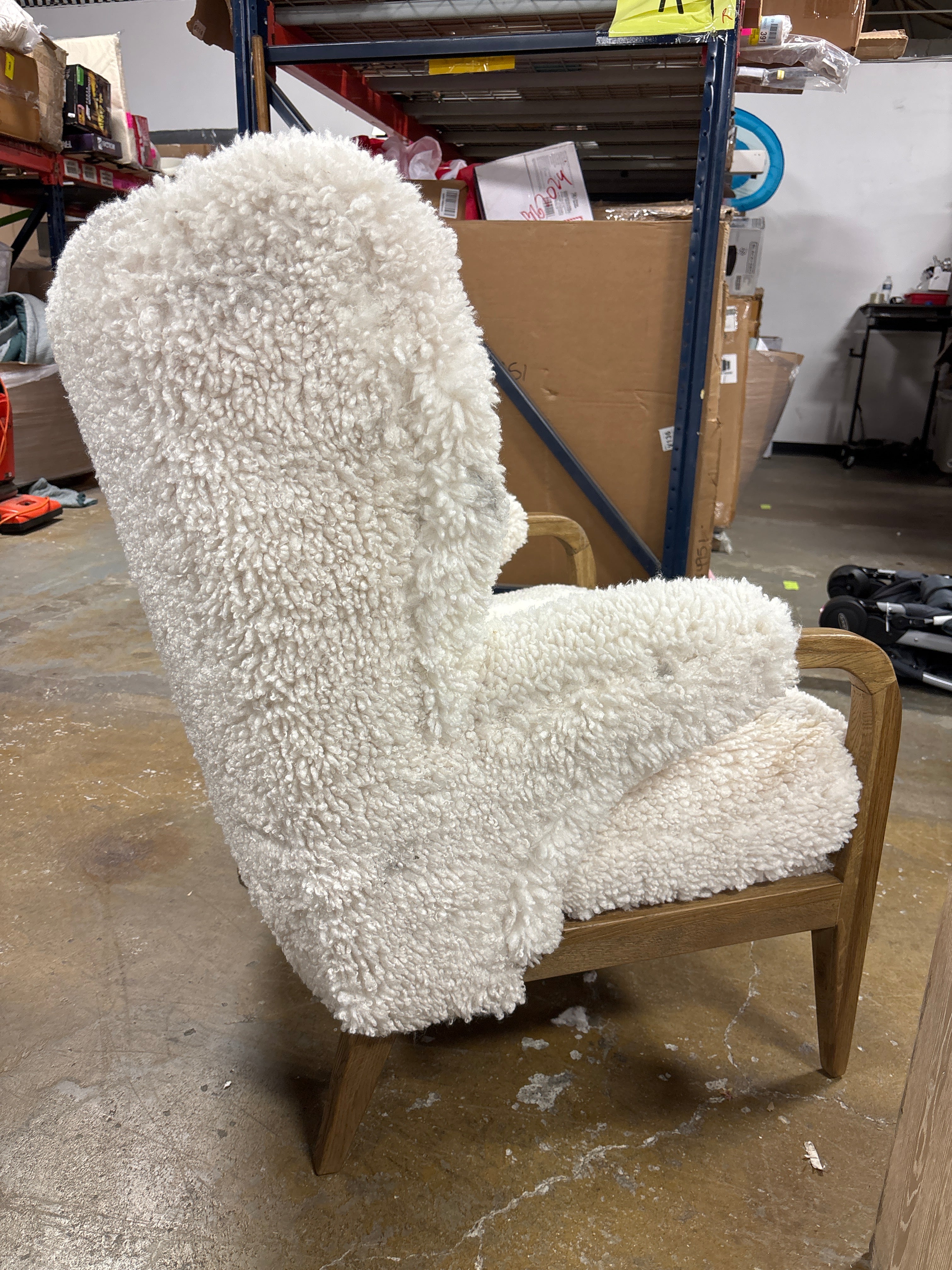 Amber Lewis x Four Hands Sedoni Lounge Chair - Andes Natural SHOWROOM ITEM