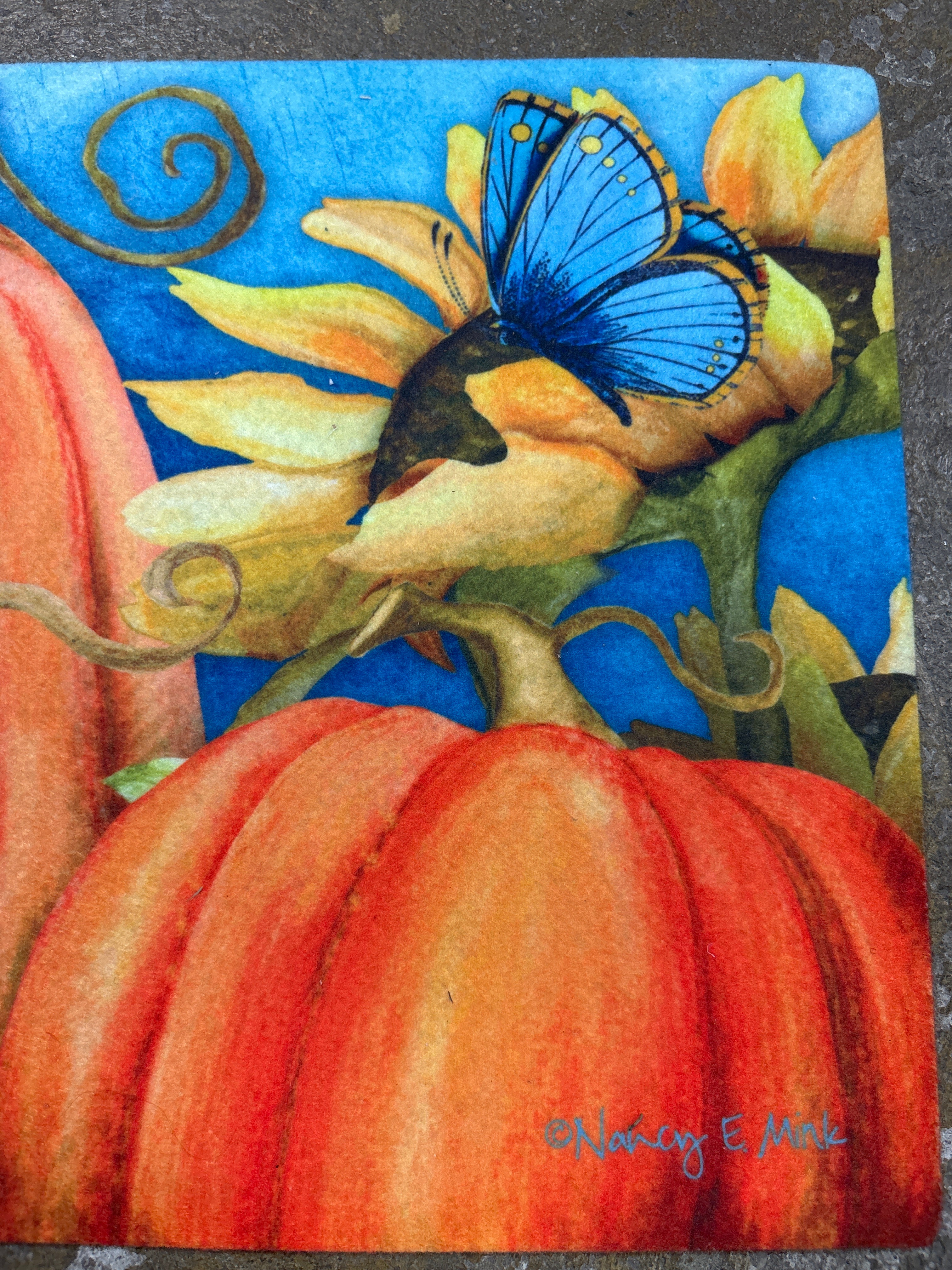 22" x 10" Evergreen Pumpkin Sassafras Switch Puzzle Mat SHOWROOM ITEM