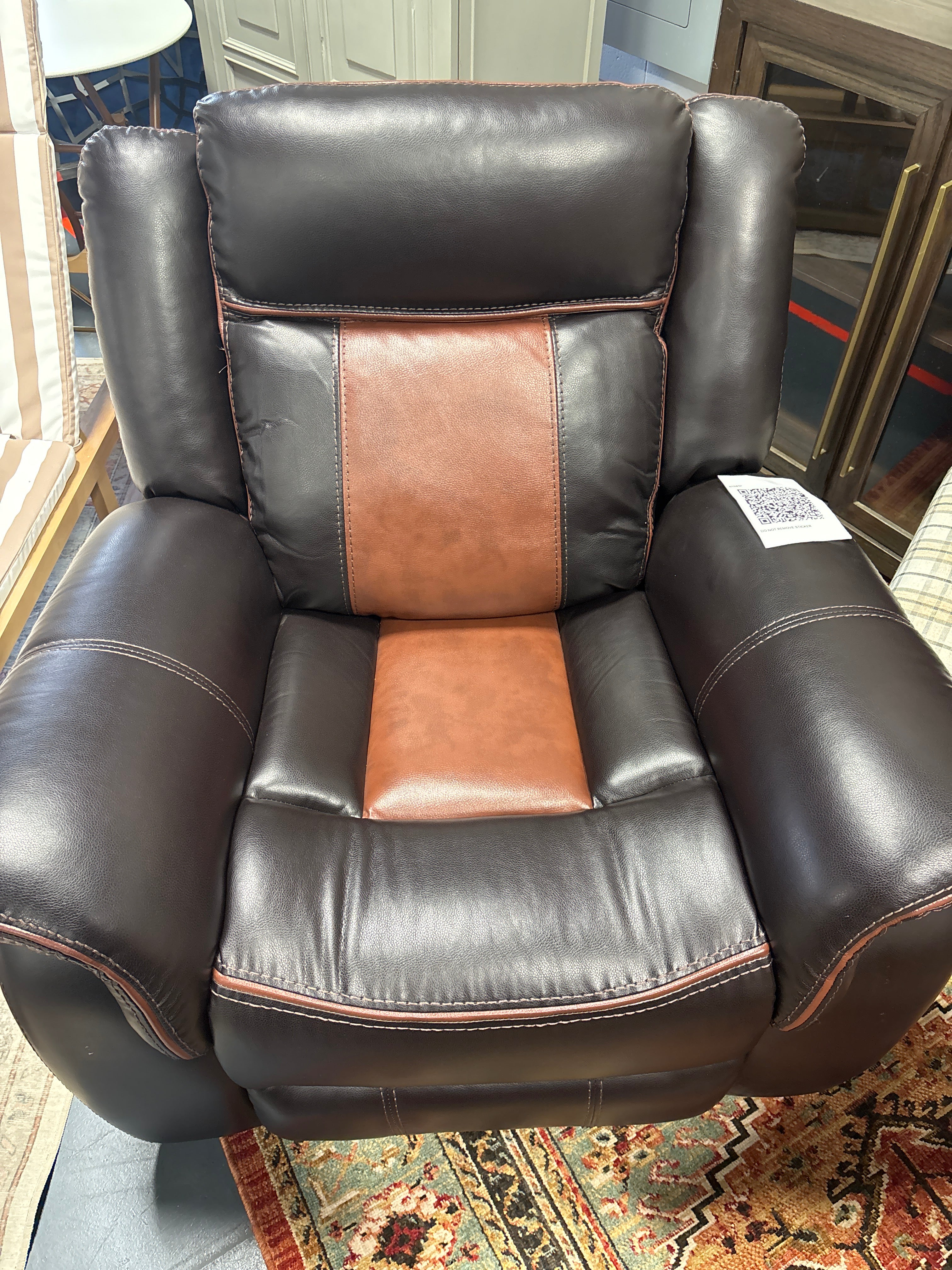 Martinus Faux Leather Recliner SHOWROOM ONLY ITEM