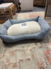 Boots & Barkley Cuddler Dog Bed - Blue SHOWROOM ITEM