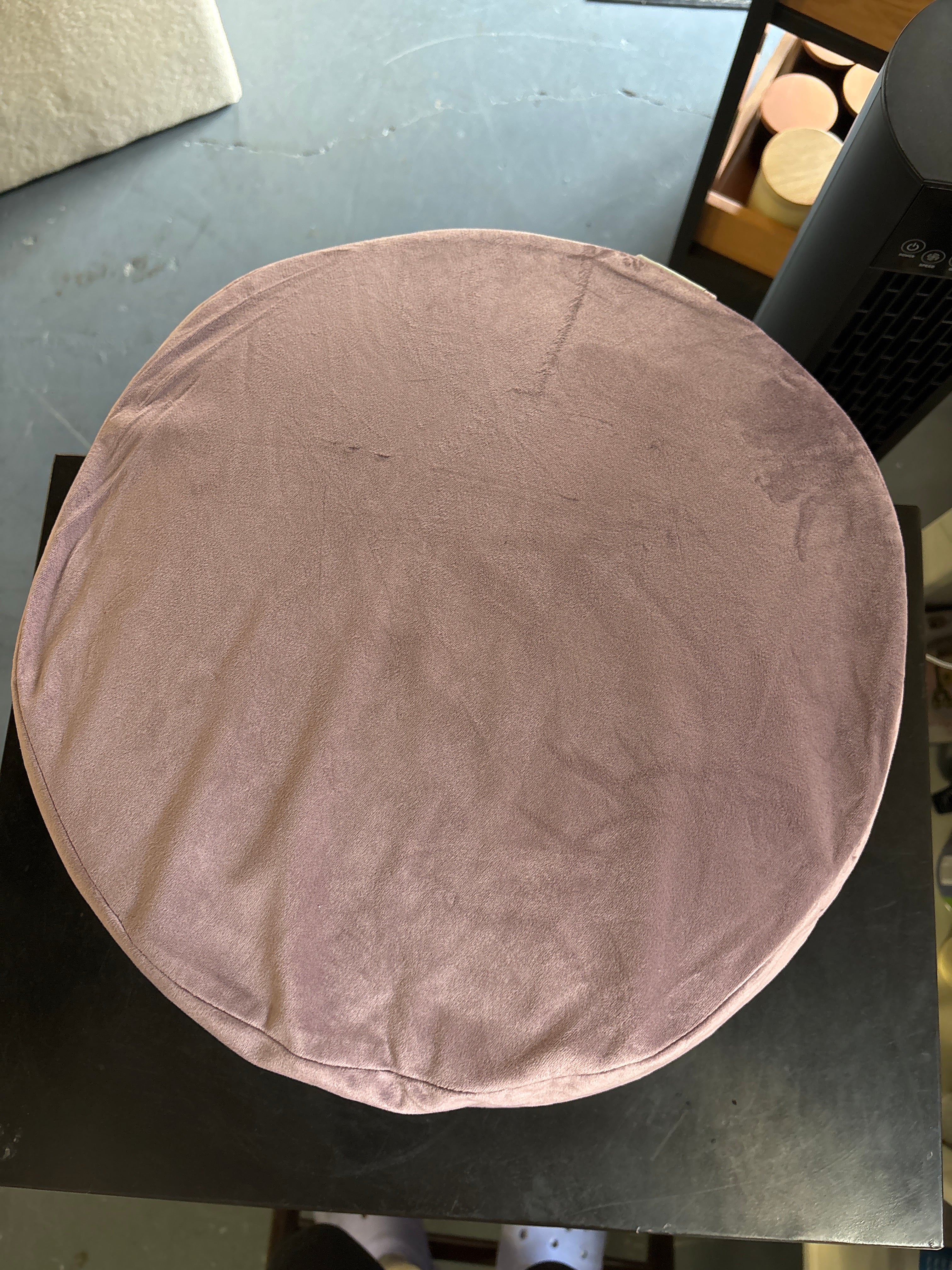 Meditation Cushion Round Yoga Pillow - Lavender SHOWROOM ITEM