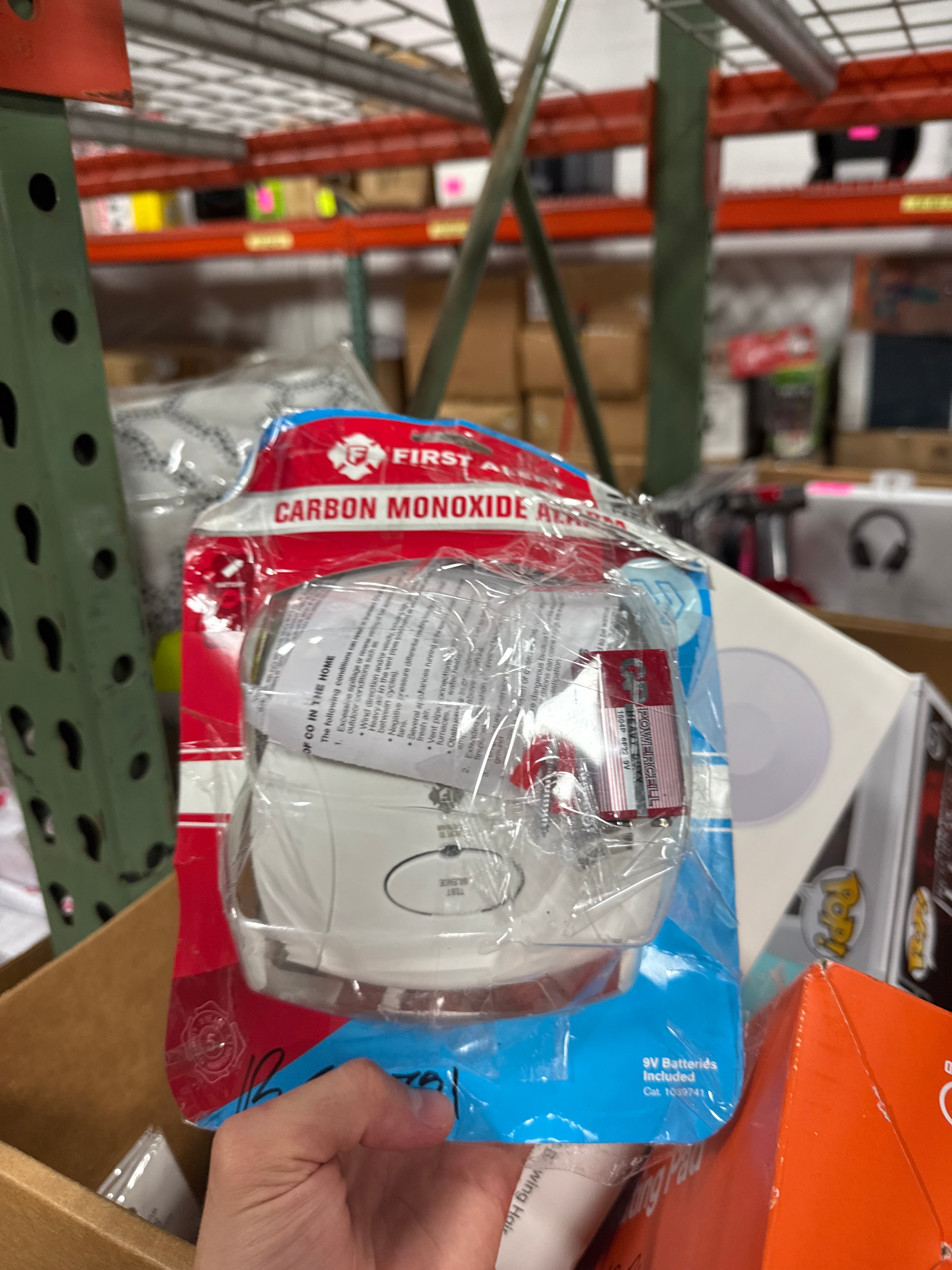2pk Battery Powered Carbon Monoxide Detector: Best CO Detector, 9-Volt Alkaline Battery Included