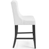BARONET TUFTED BUTTON FAUX LEATHER COUNTER STOOL