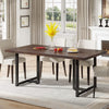 Rustic Brown/Black Eastway Dining Table