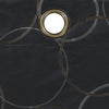 Meridian Geometric 100% Blackout Thermaback Grommet Window Curtain Panel