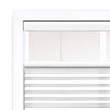 White EcoHome Cordless Semi-Sheer Light Filtering Top Down Bottom Up Cellular Shade
