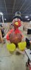 Thanksgiving Inflatable Turkey with Checkered Scarf Multi, final cut