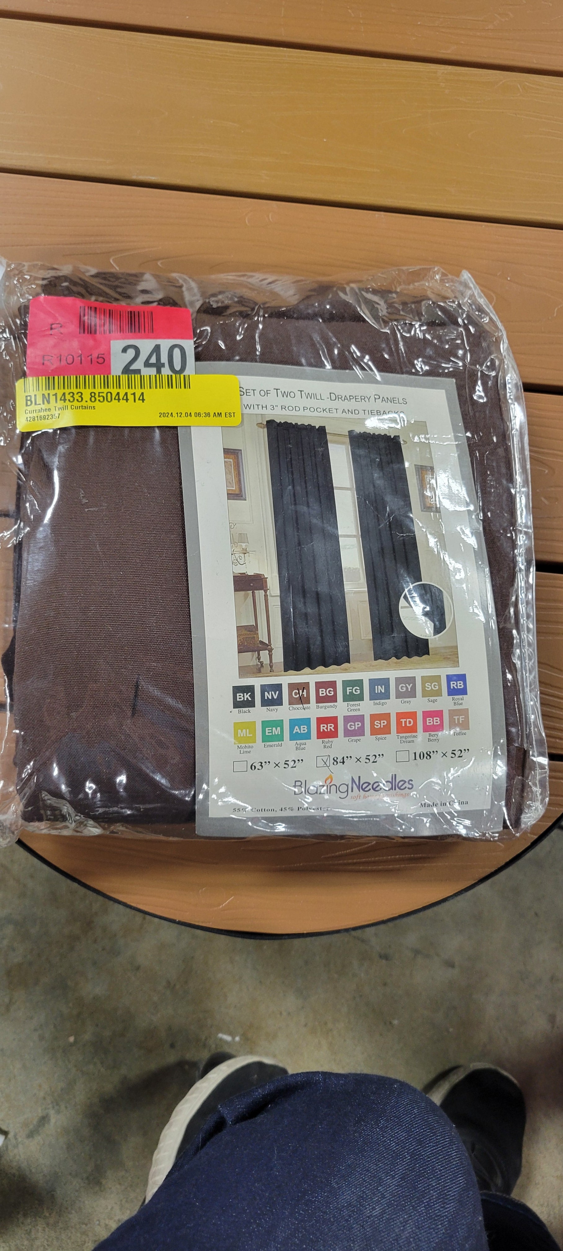 Currahee Cotton Blend Room Darkening Curtain Pair