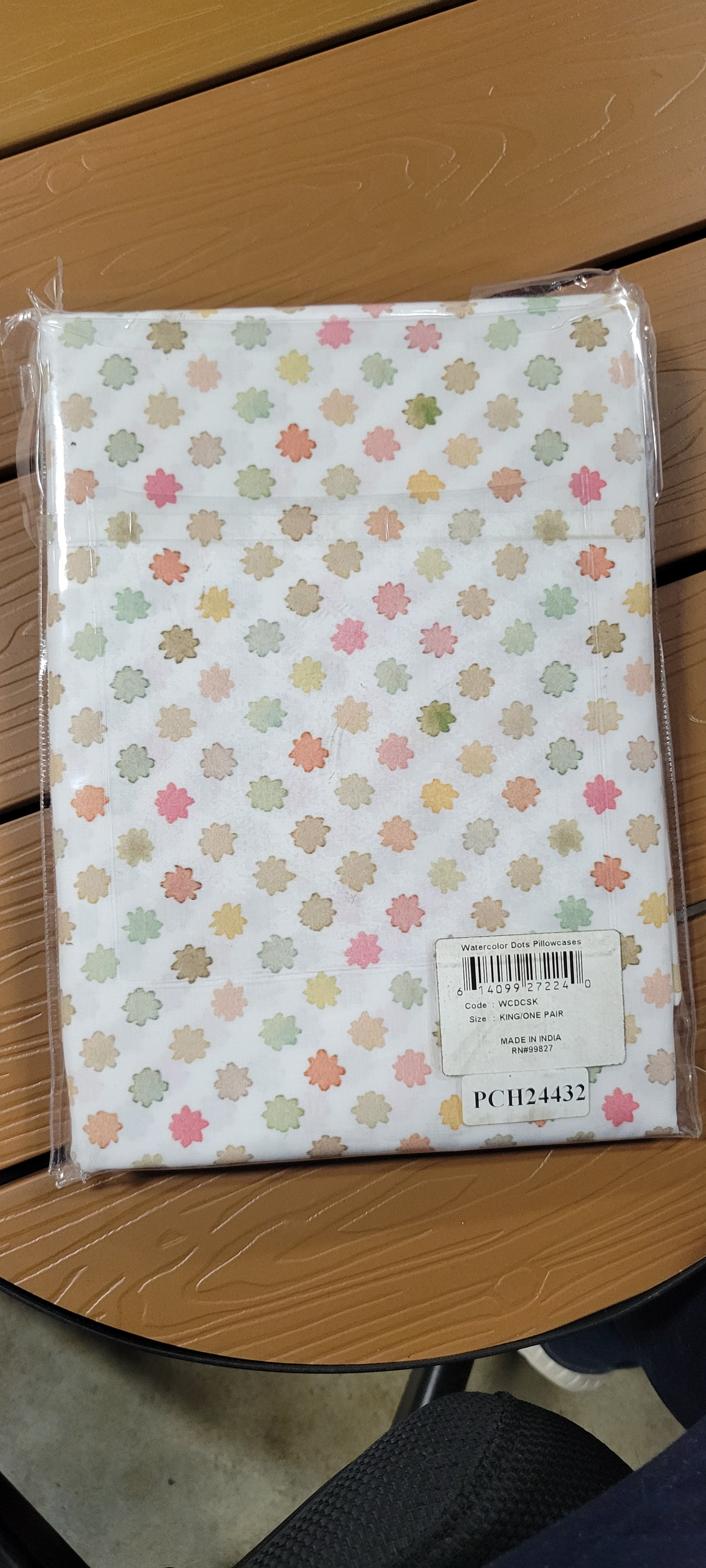 Watercolor Dots Pillowcases (Pair)