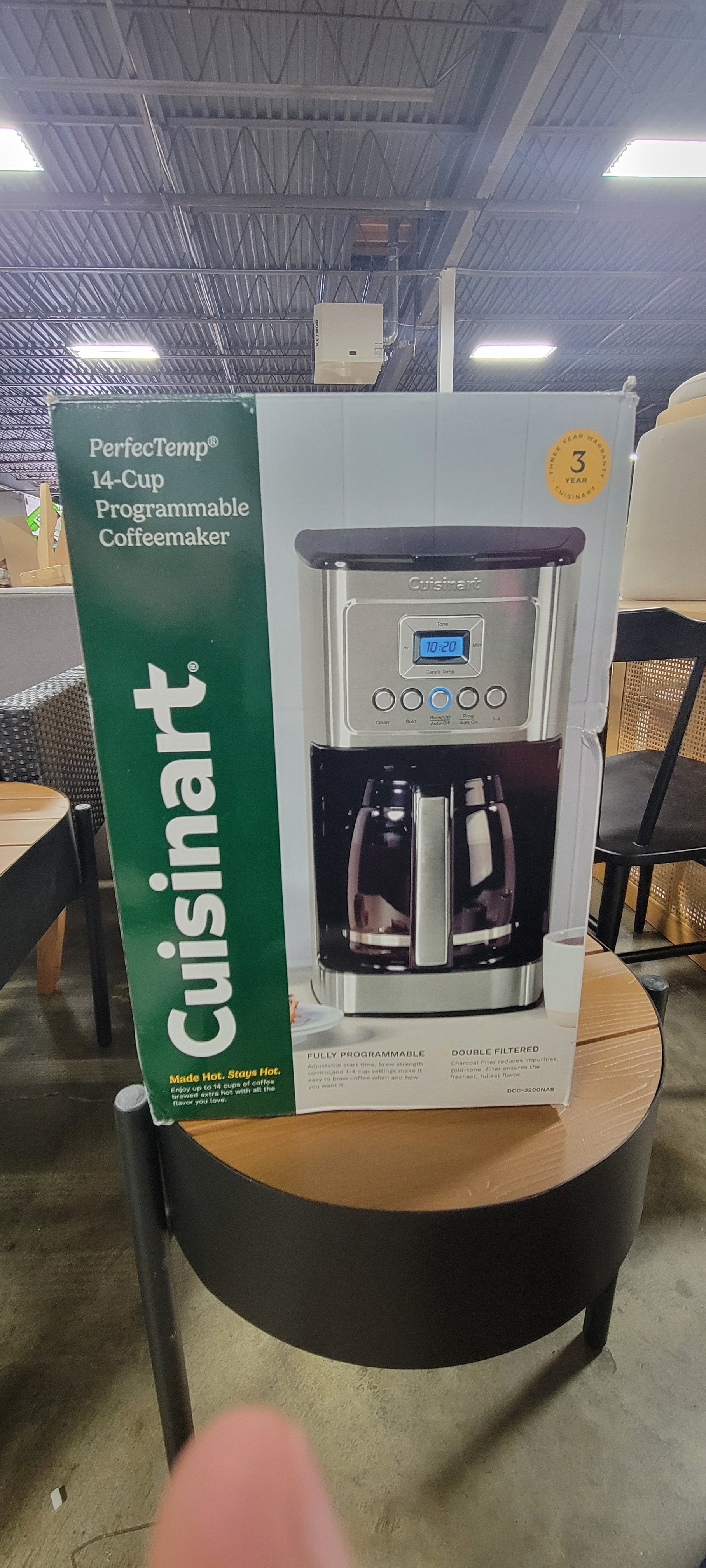 14 Cup Programmable Coffeemaker Stainless Steel