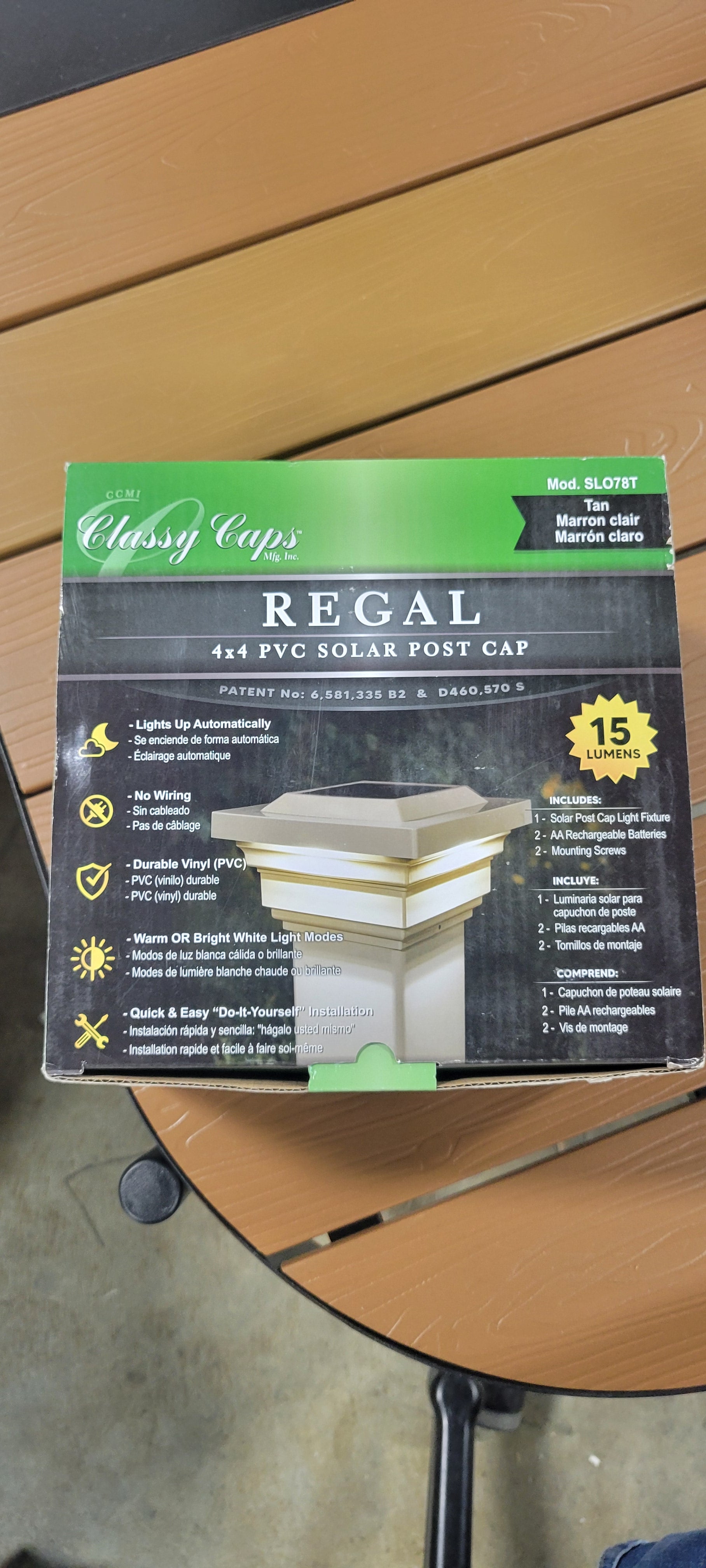 Regal Solar Post Cap - Tan