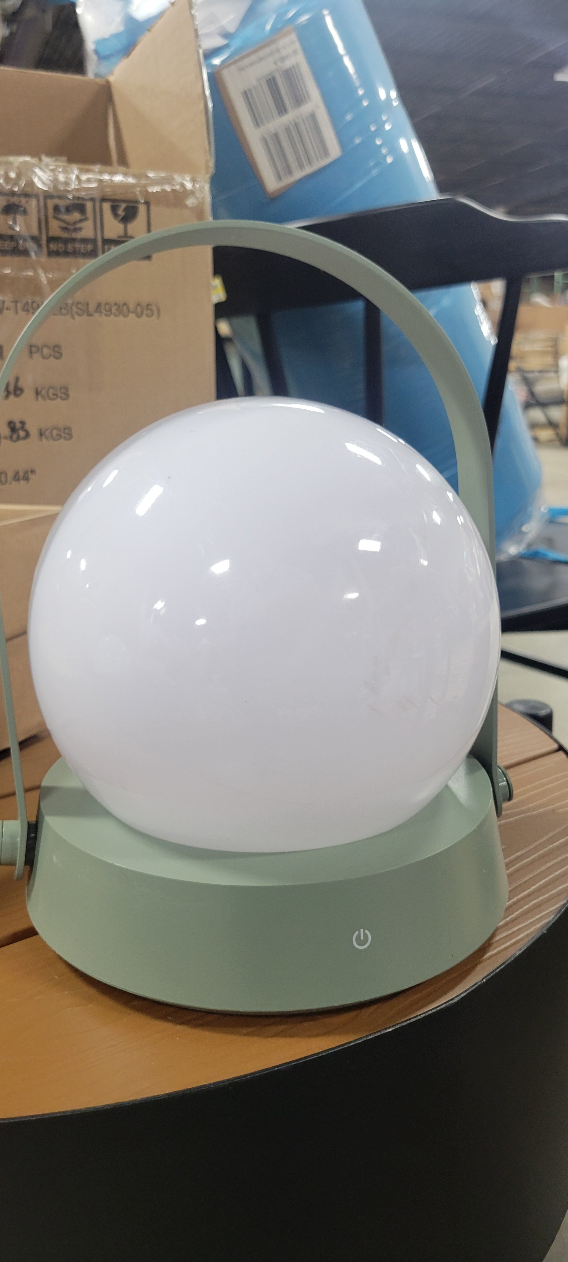 Millie LED Color Changing Table Lantern - Sage