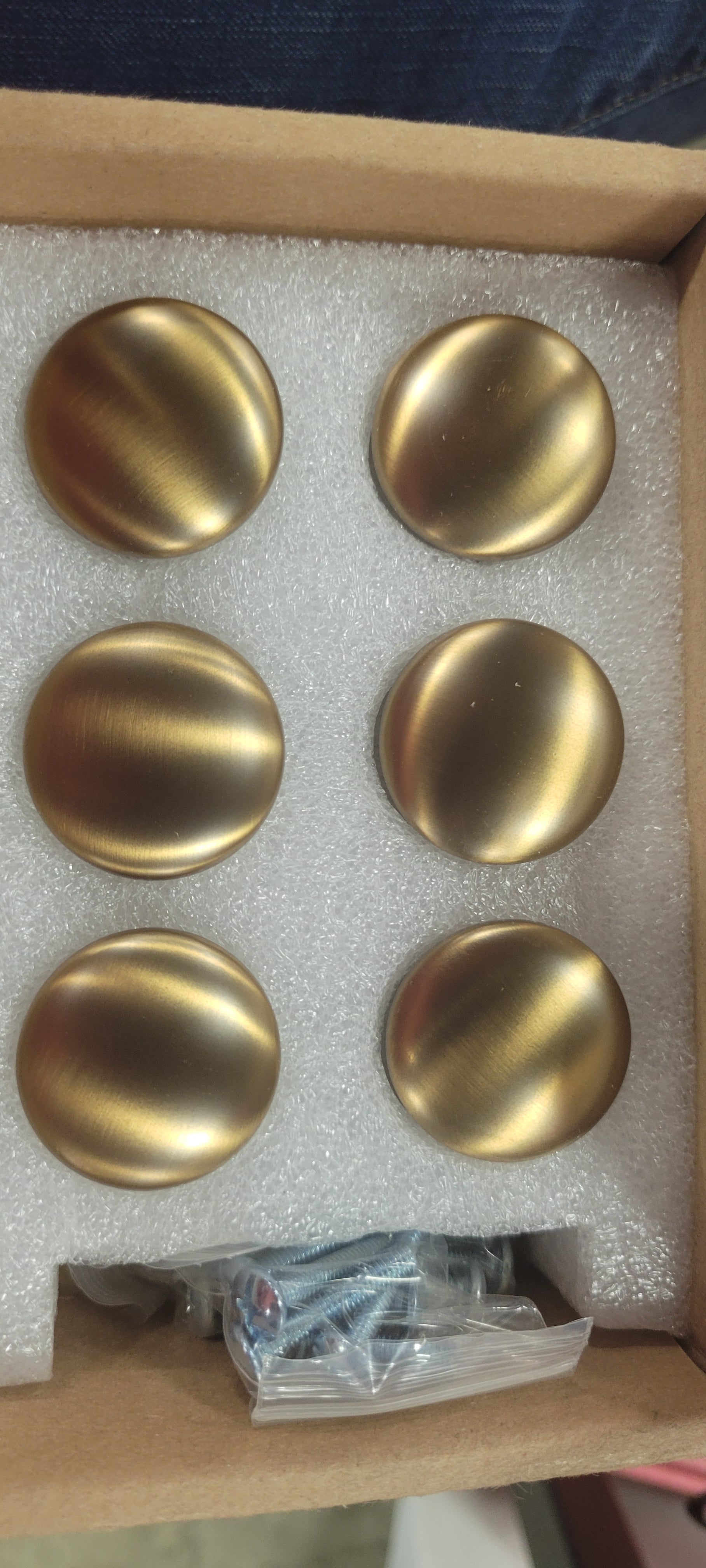 Distressed Antique Brass Cabinet Pulls American Style