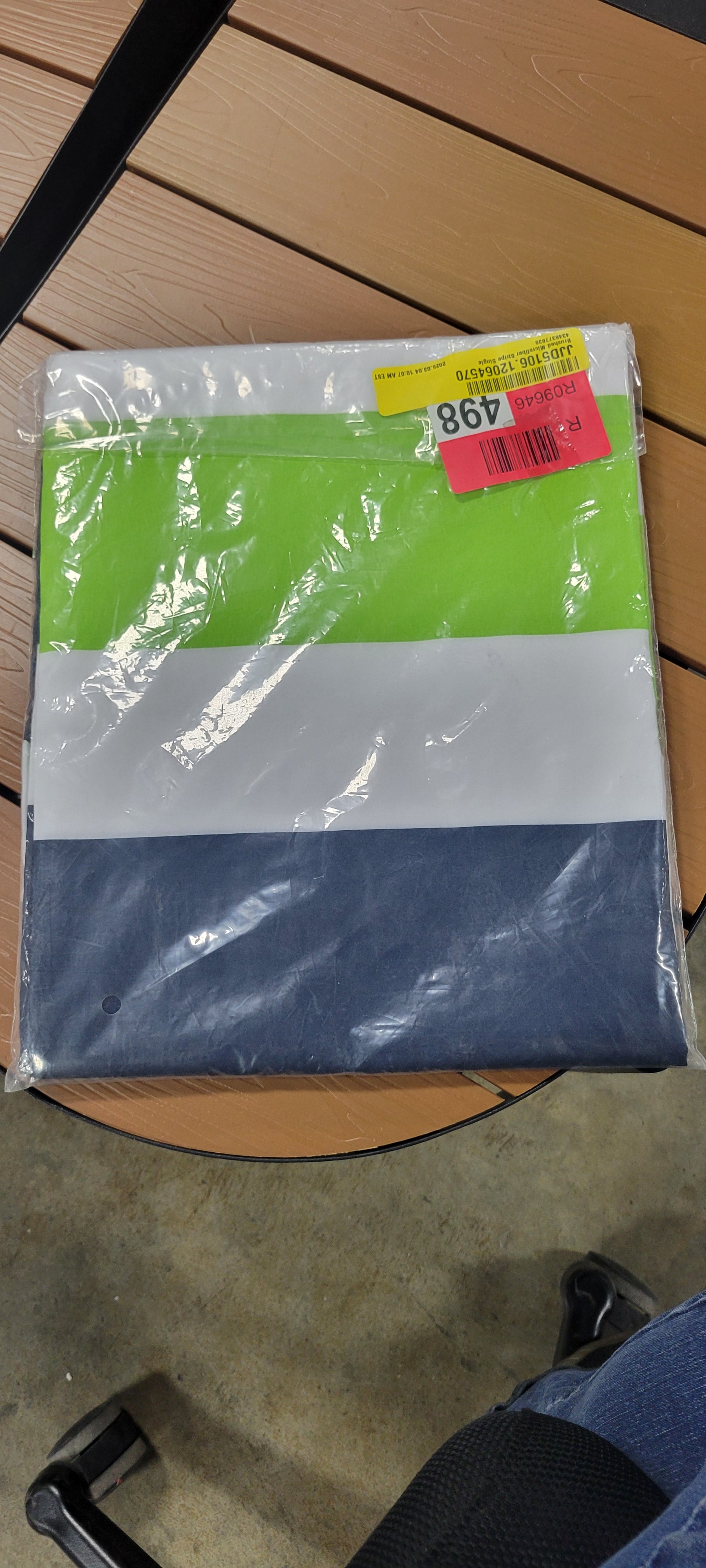 Brushed Microfiber Stripe Single