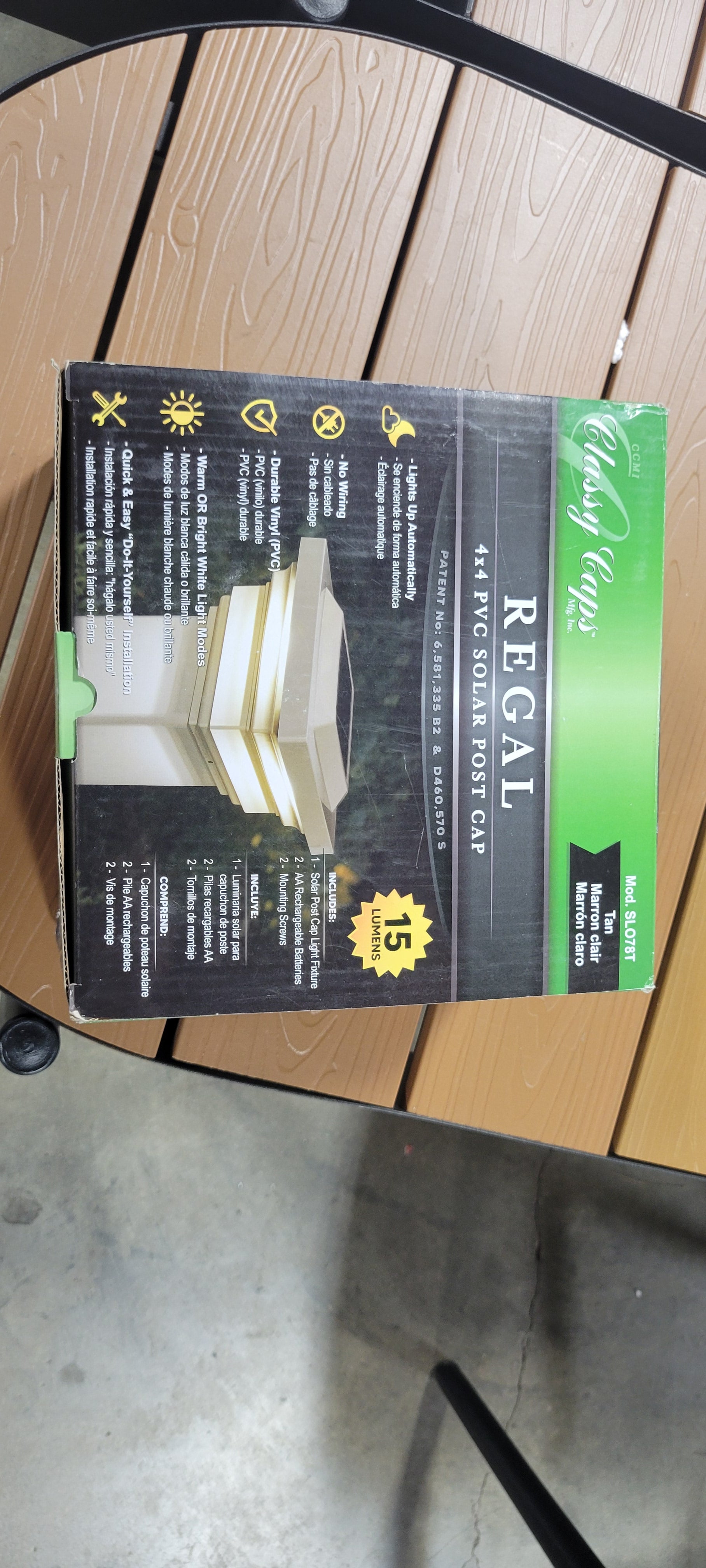 Regal Solar Post Cap - Tan