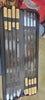 BBQ Skewers Stainless Steel Flat Metal with Wooden Handles
