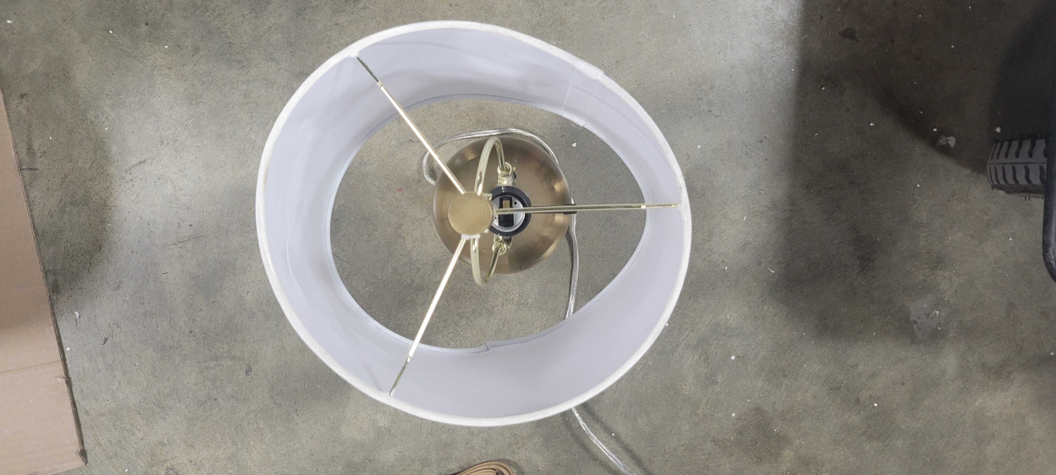 Dome Collection Accent Lamp Gold