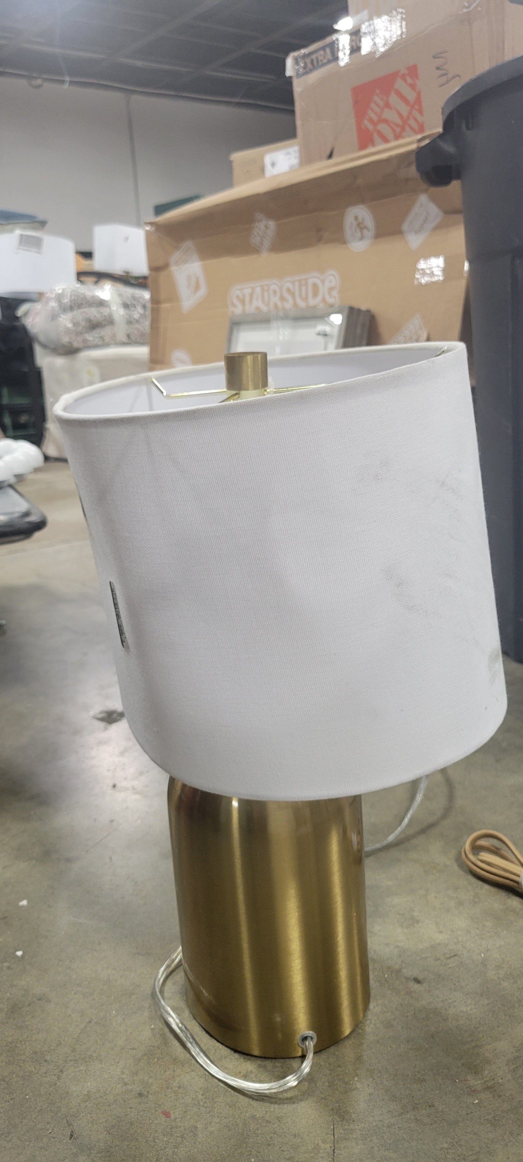 Dome Collection Accent Lamp Gold