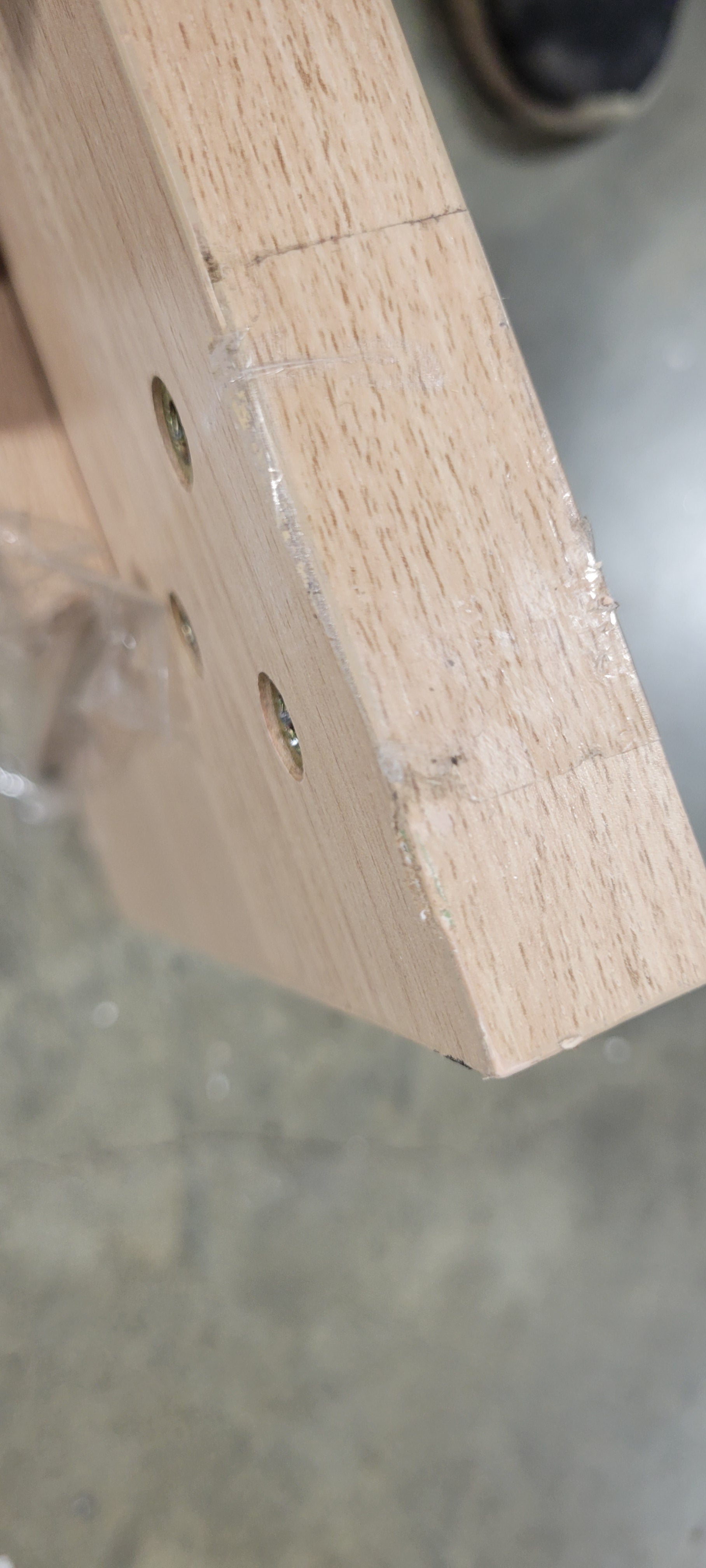Wood and Metal Console Table Natural