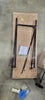 Wood and Metal Console Table Natural