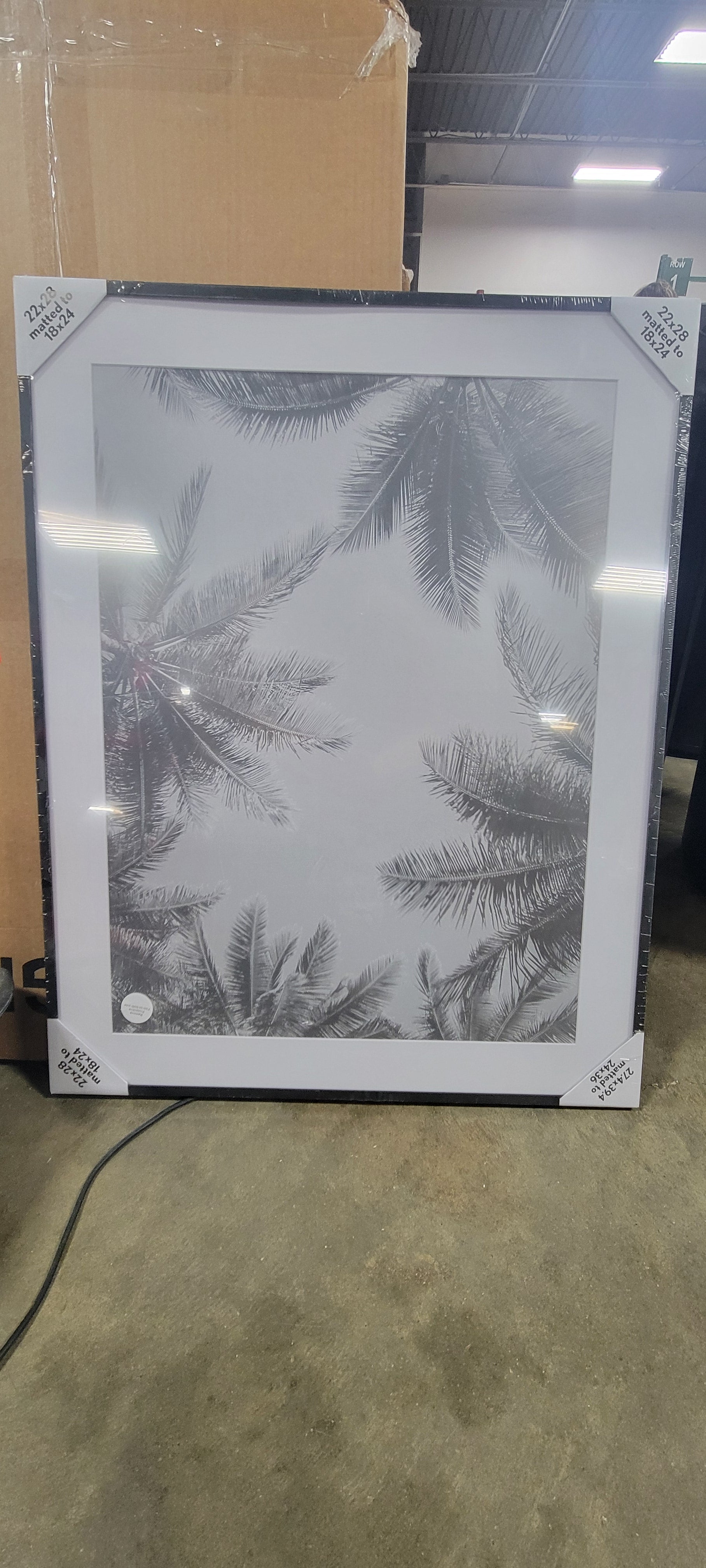 Elevated Aluminum Poster Frame Black